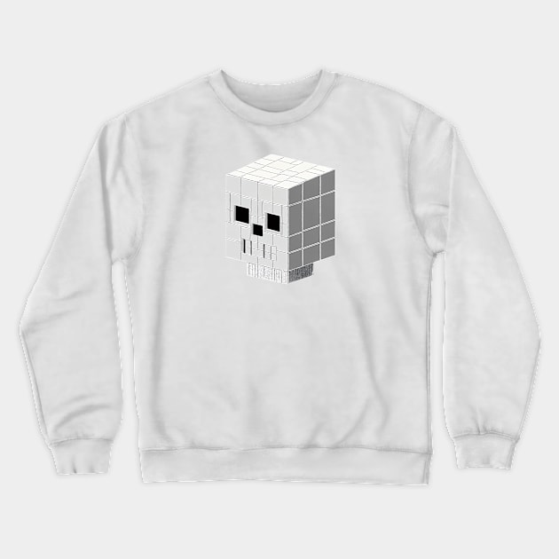 Cubic skull Crewneck Sweatshirt by stkUA